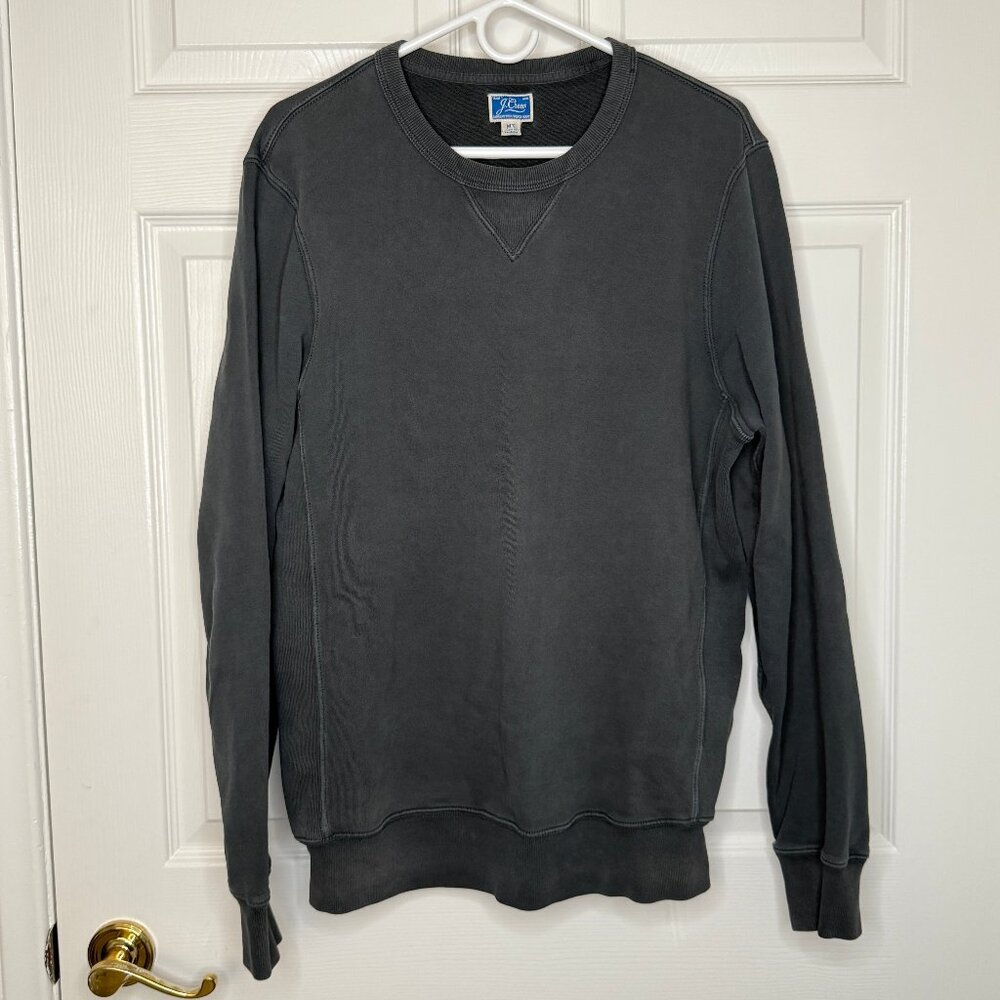 J. Crew French Terry Garment Dyed Sweatshirt Size Medium Tall